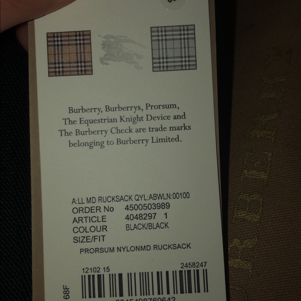 Burberry backpack - Picture 4 of 4